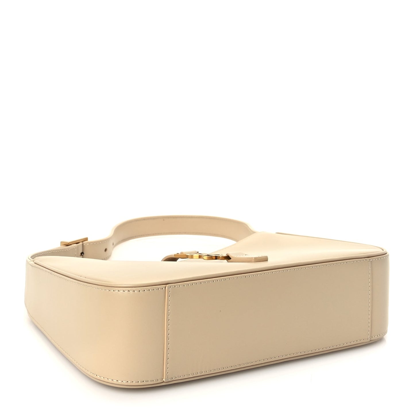 Saint Laurent Smooth Calfskin Le 5 A 7 Hobo Dark Beige