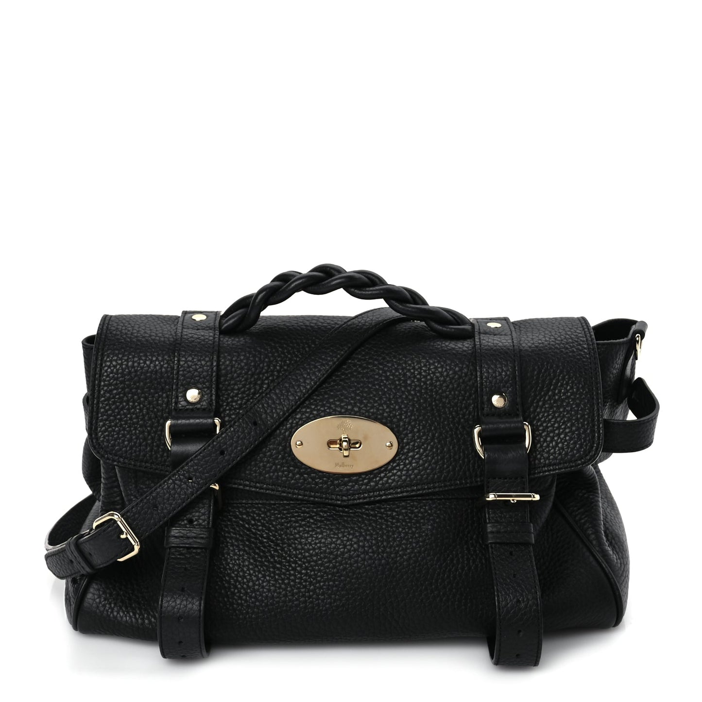 Mulberry Heavy Grain Alexa Black