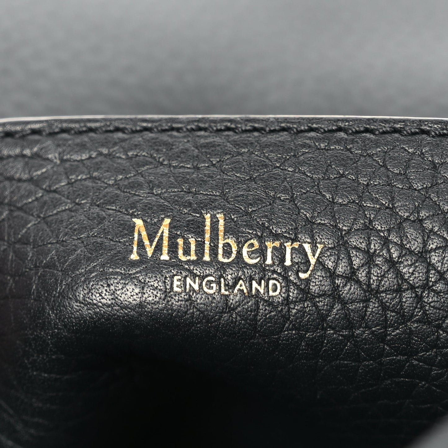 Mulberry Heavy Grain Alexa Black