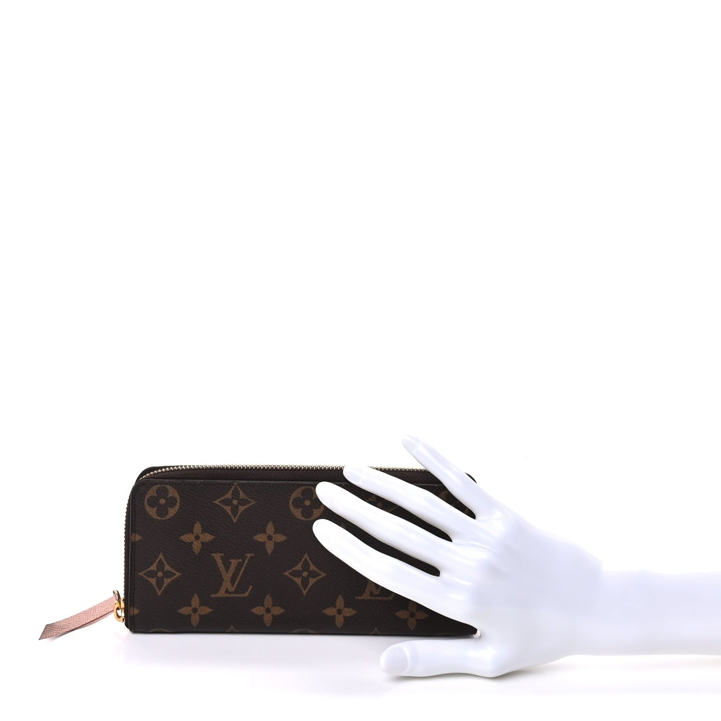 Louis Vuitton Monogram Clemence Wallet  Rose Ballerine