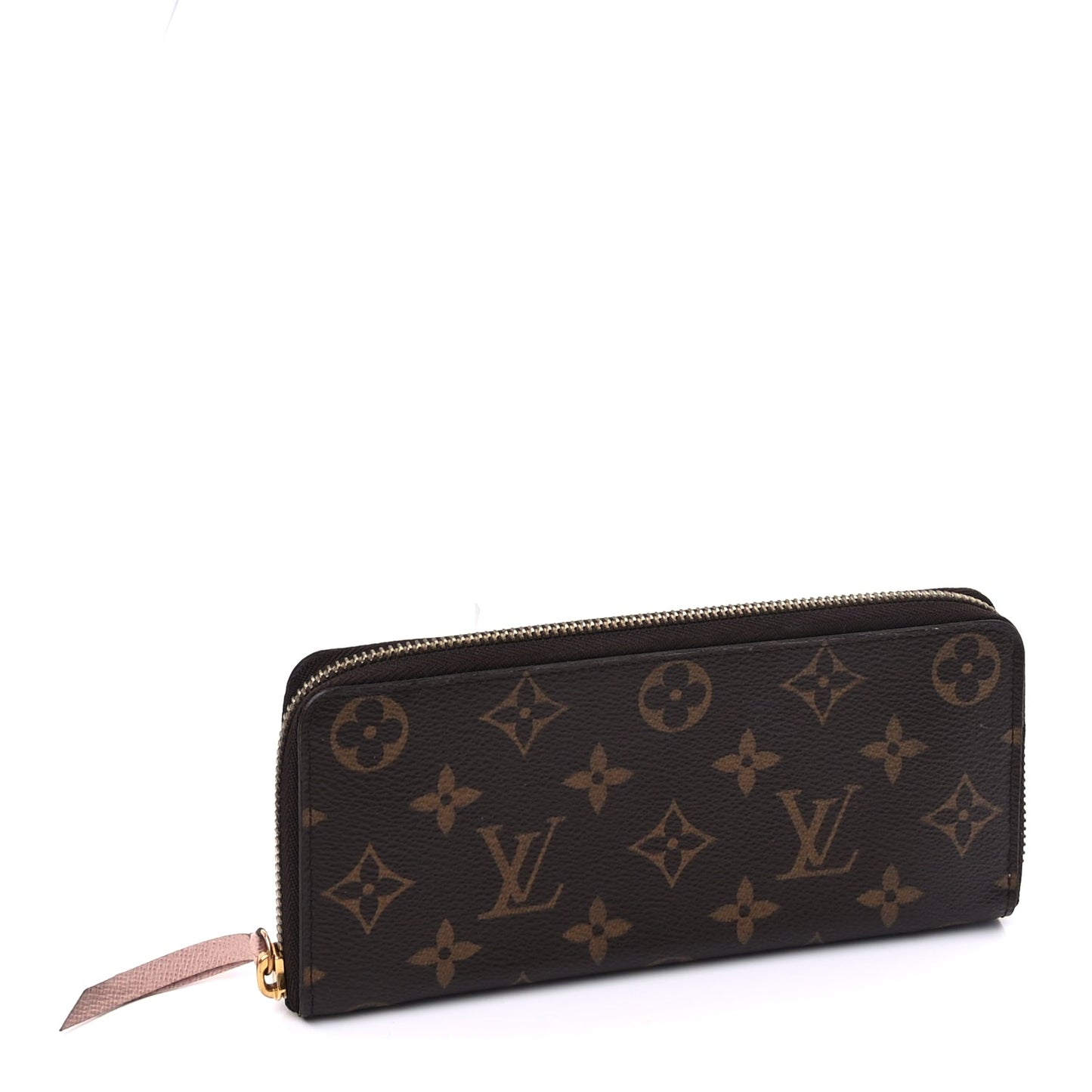 Louis Vuitton Monogram Clemence Wallet  Rose Ballerine