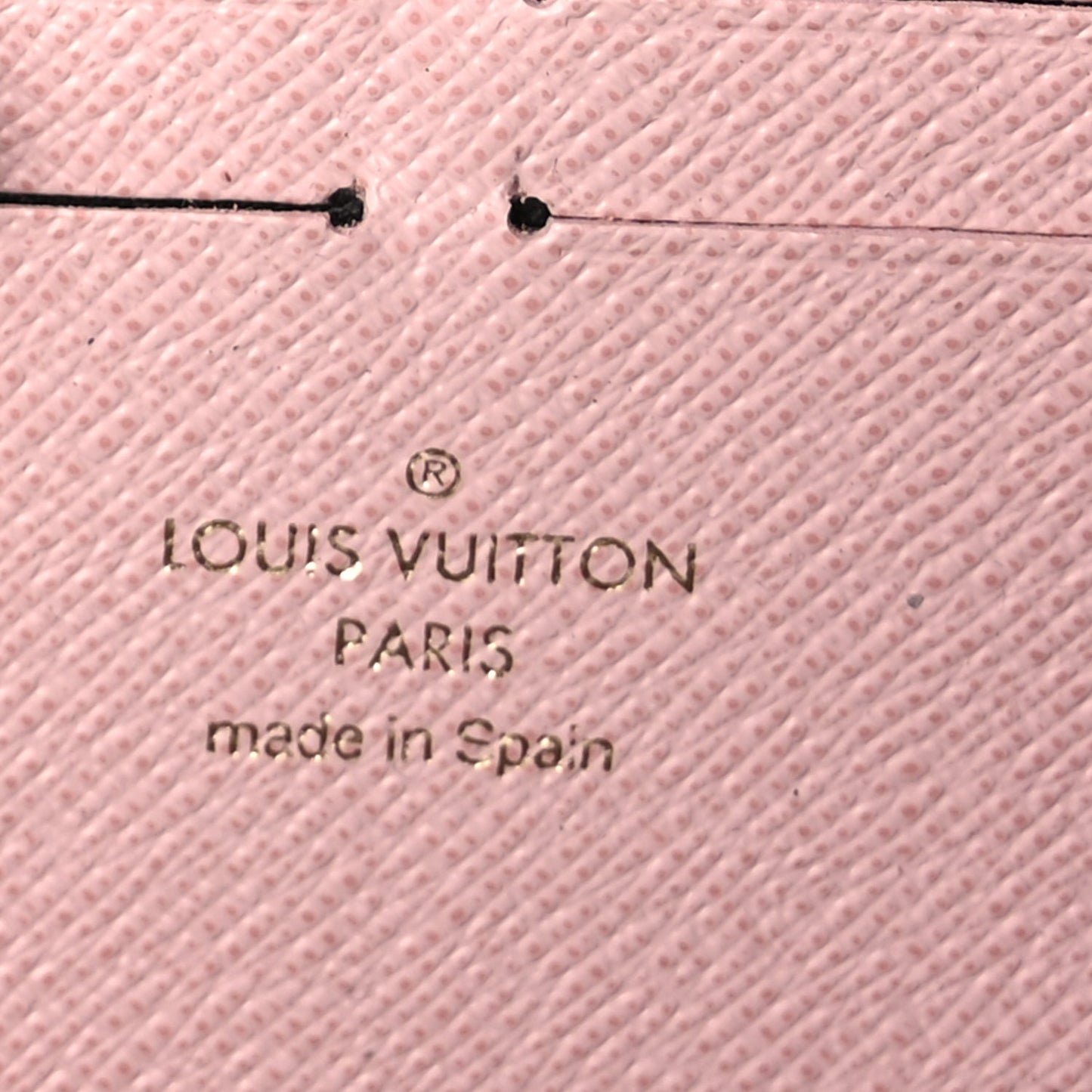 Louis Vuitton Monogram Clemence Wallet  Rose Ballerine