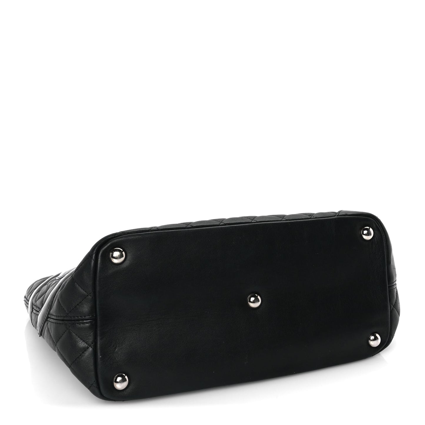 Chanel Calfskin Quilted Large Cambon Tote Black