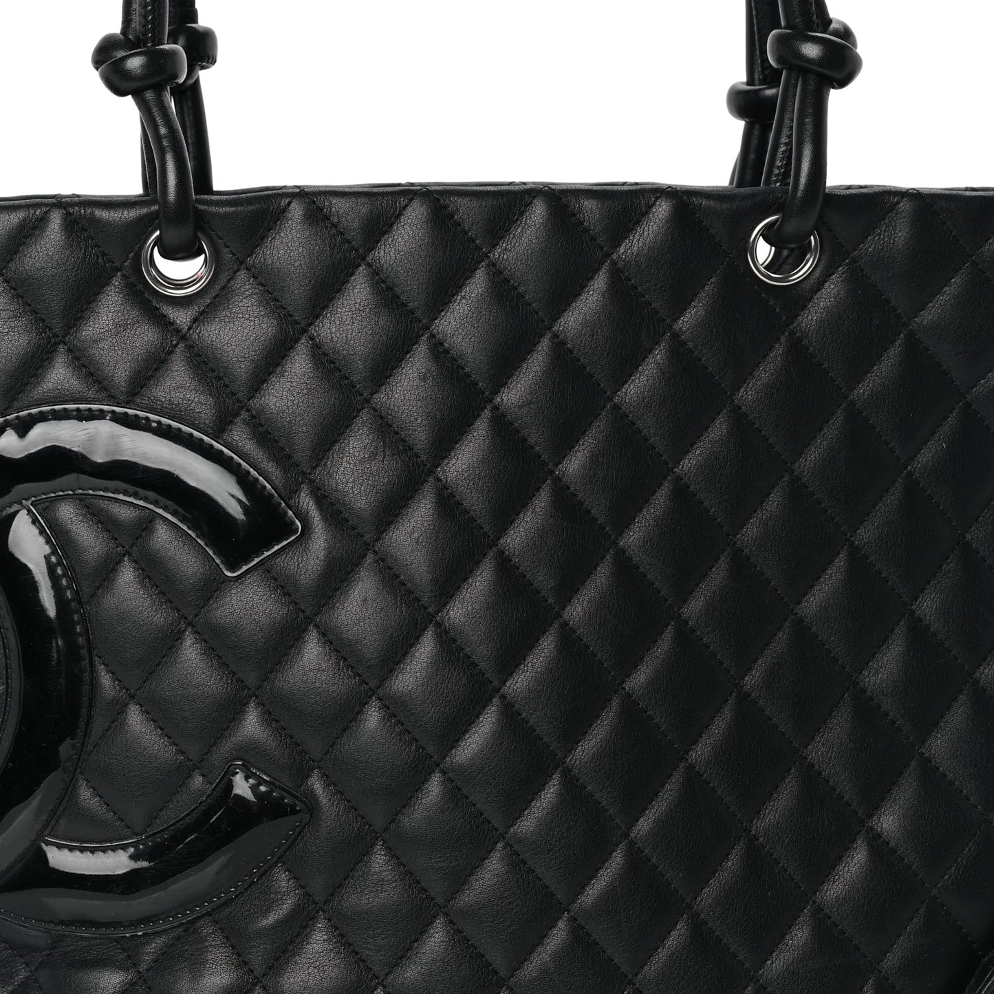 Chanel Calfskin Quilted Large Cambon Tote Black