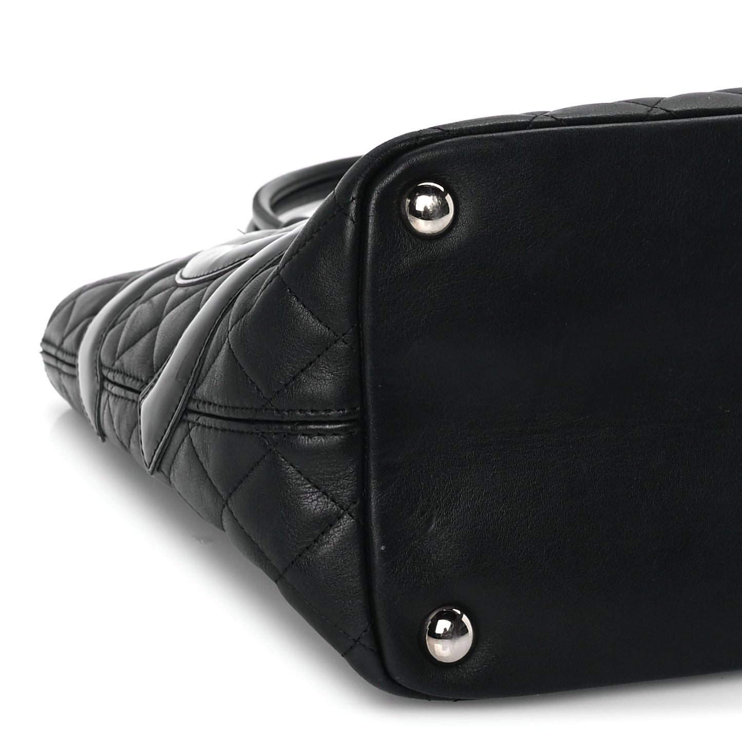 Chanel Calfskin Quilted Large Cambon Tote Black