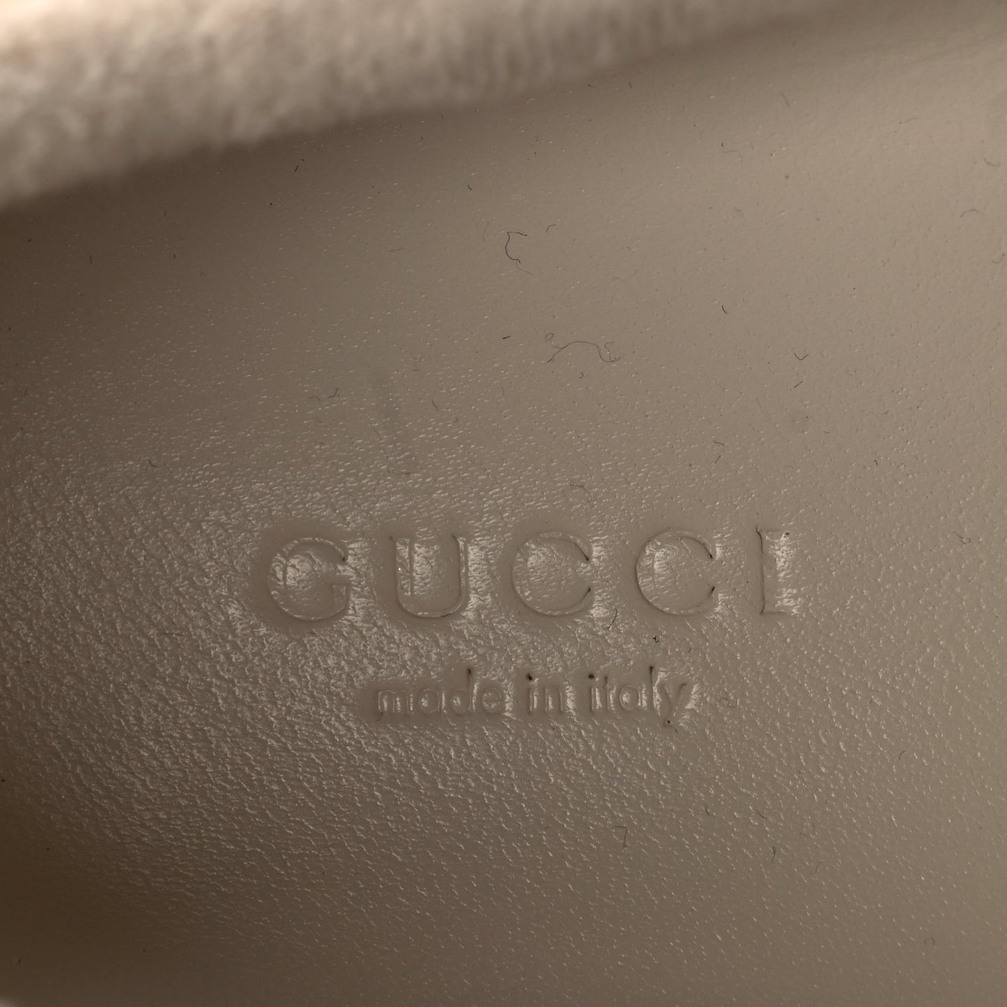 Gucci Calfskin GG Supreme Crystals Web Screener Sneakers Beige Ebony Wild Rose