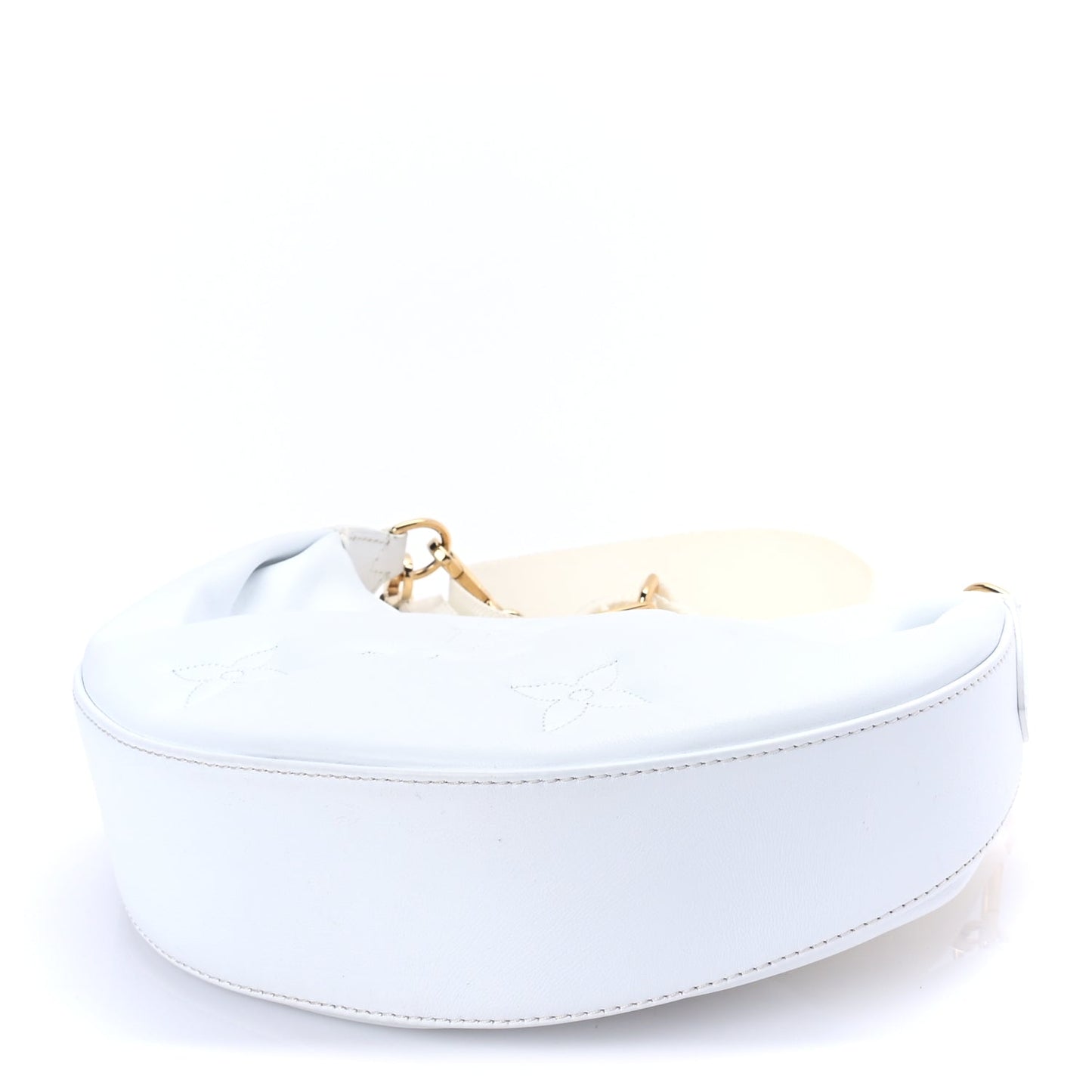 Louis Vuitton Calfskin Bubblegram Over The Moon White
