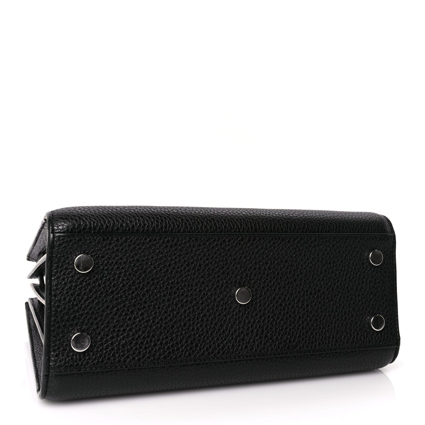 Saint Laurent Grained Calfskin Baby Sac De Jour Black
