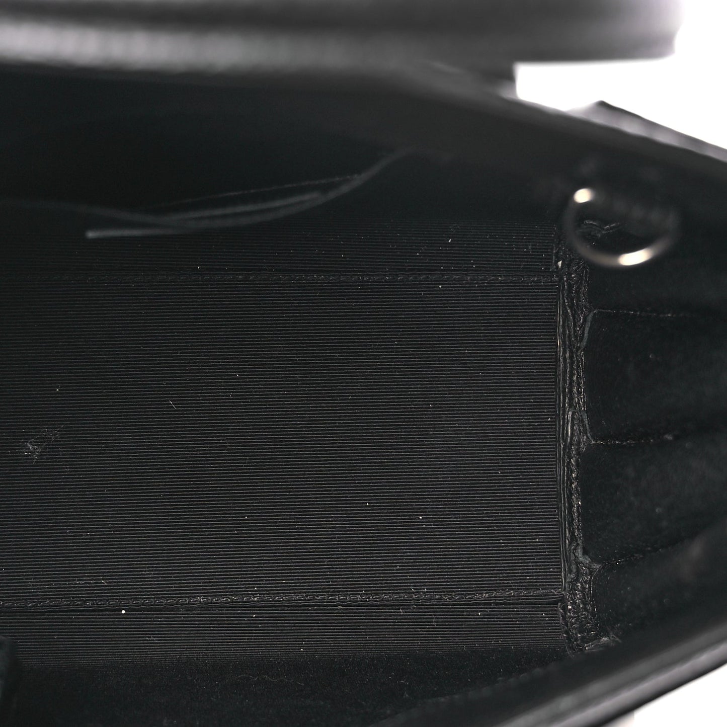 Saint Laurent Grained Calfskin Baby Sac De Jour Black
