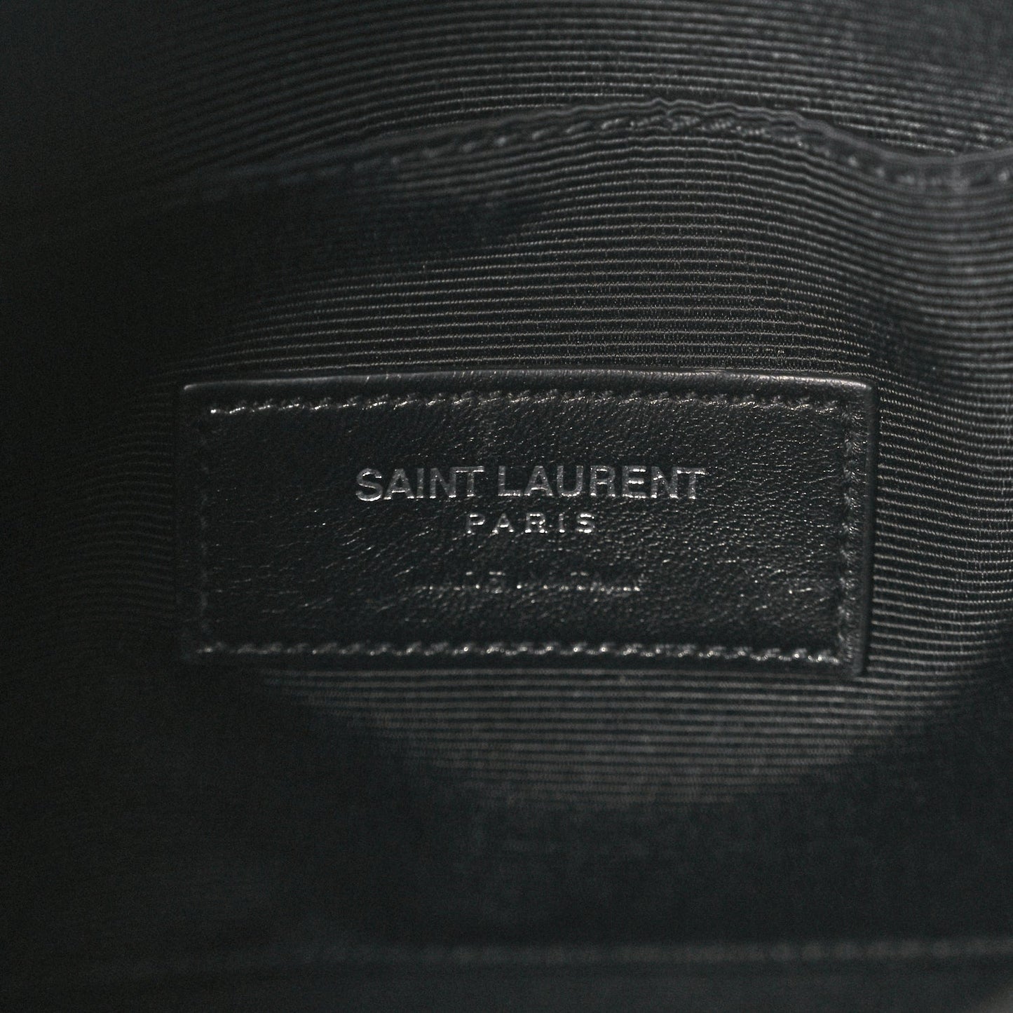 Saint Laurent Grained Calfskin Baby Sac De Jour Black