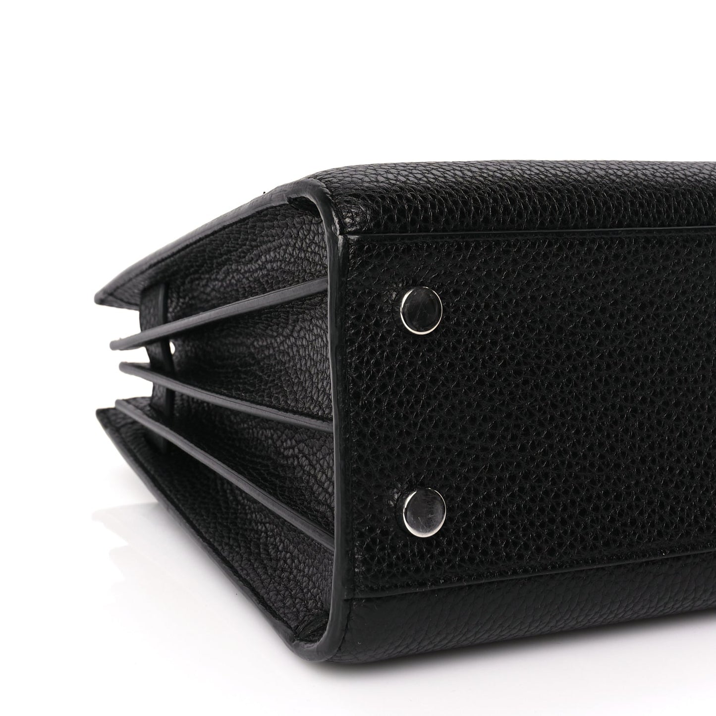 Saint Laurent Grained Calfskin Baby Sac De Jour Black
