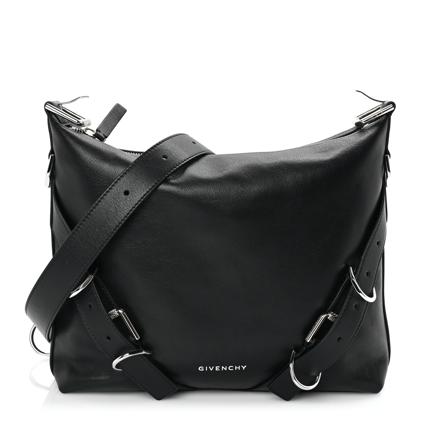 Givenchy Calfskin Medium Voyou Bag  Black
