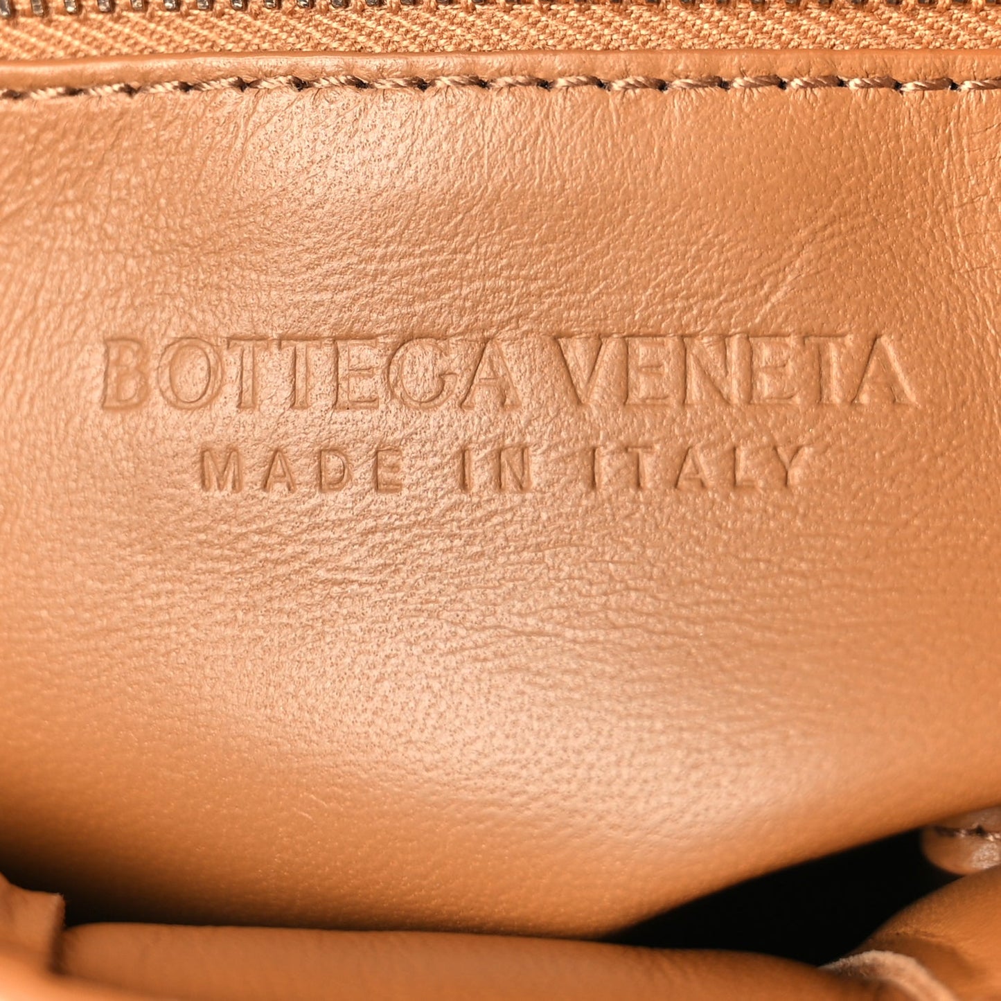 Bottega Veneta Nappa Maxi Intreccio Padded Cassette Crossbody Bag Caramel