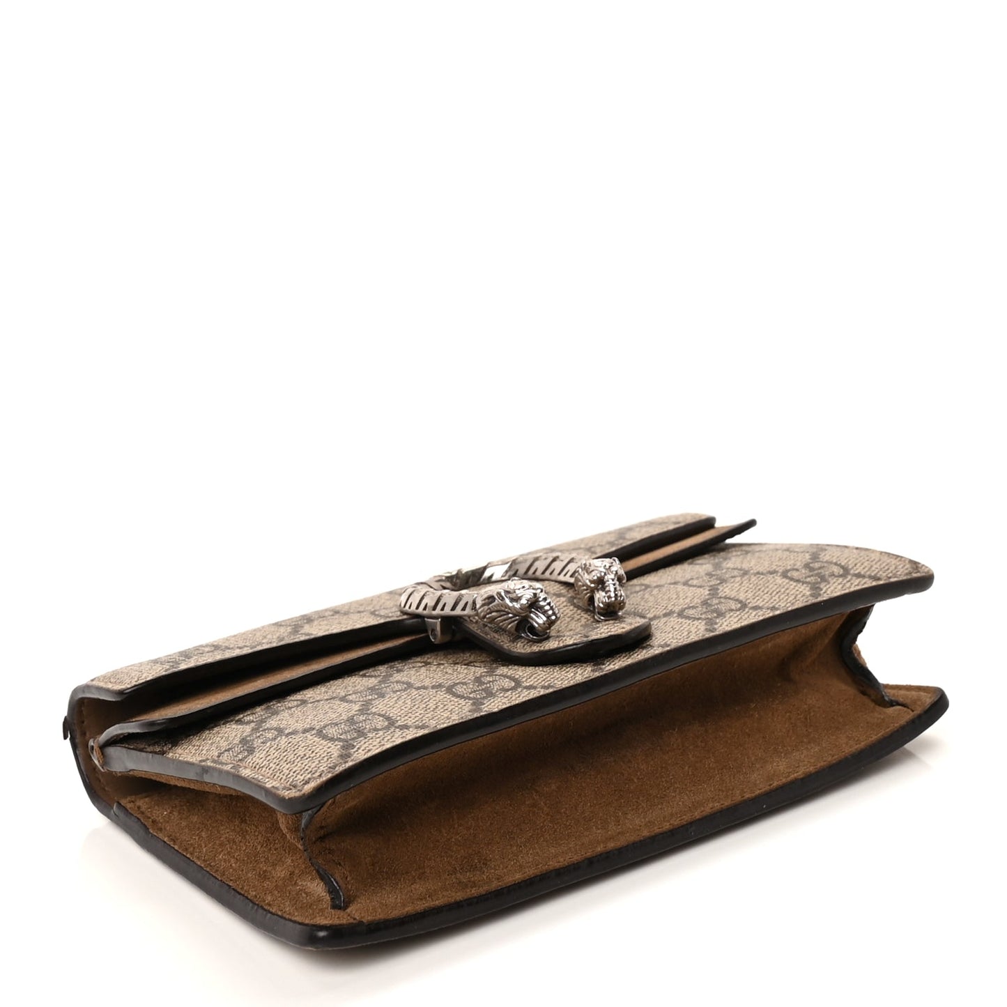 Gucci GG Supreme Monogram Super Mini Dionysus Shoulder Bag Taupe