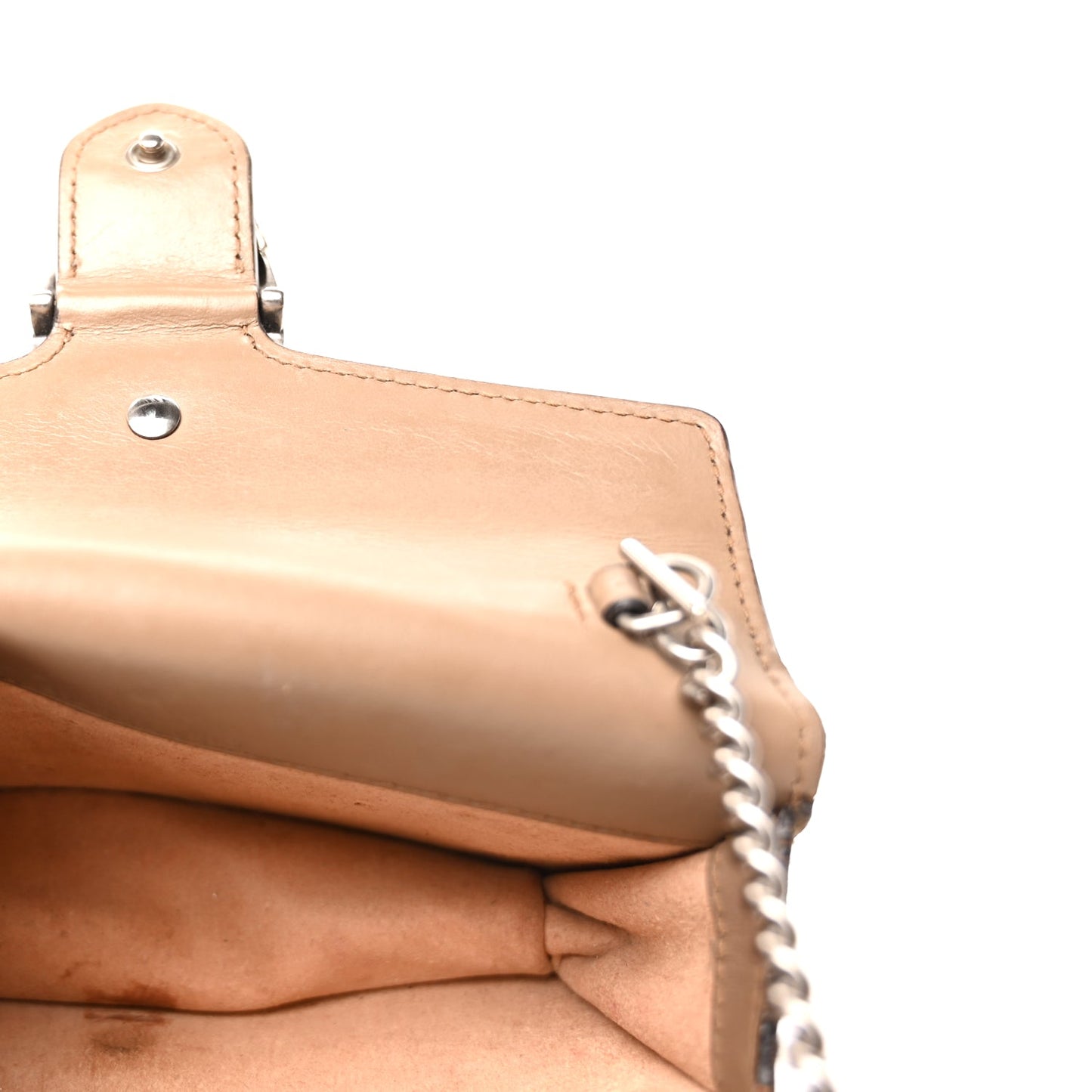Gucci GG Supreme Monogram Super Mini Dionysus Shoulder Bag Taupe