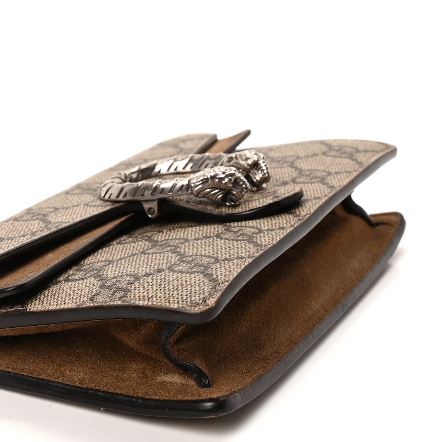 Gucci GG Supreme Monogram Super Mini Dionysus Shoulder Bag Taupe