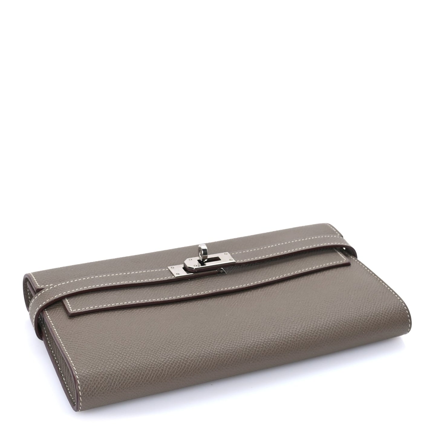 Hermes Epsom Kelly Longue Wallet Etoupe