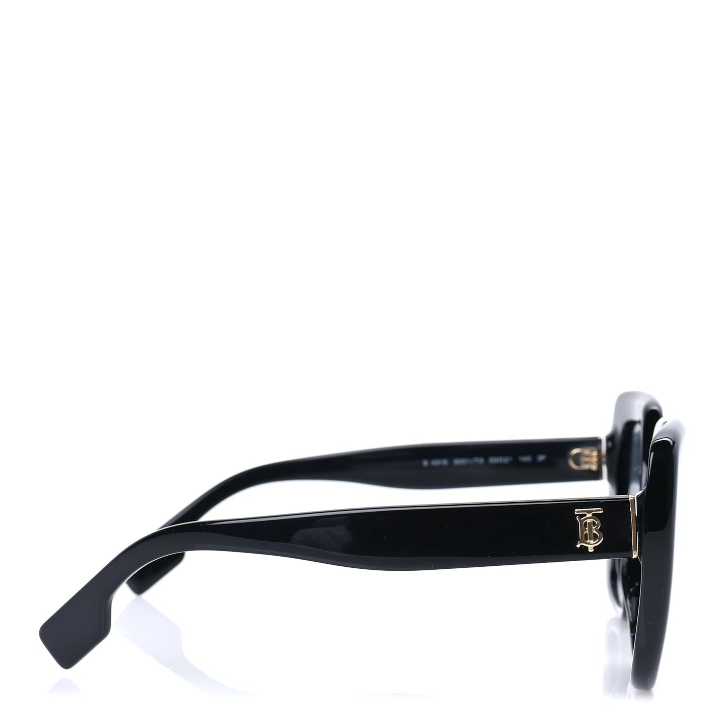 Burberry Acetate Oversized B4315 TB Sunglasses Black