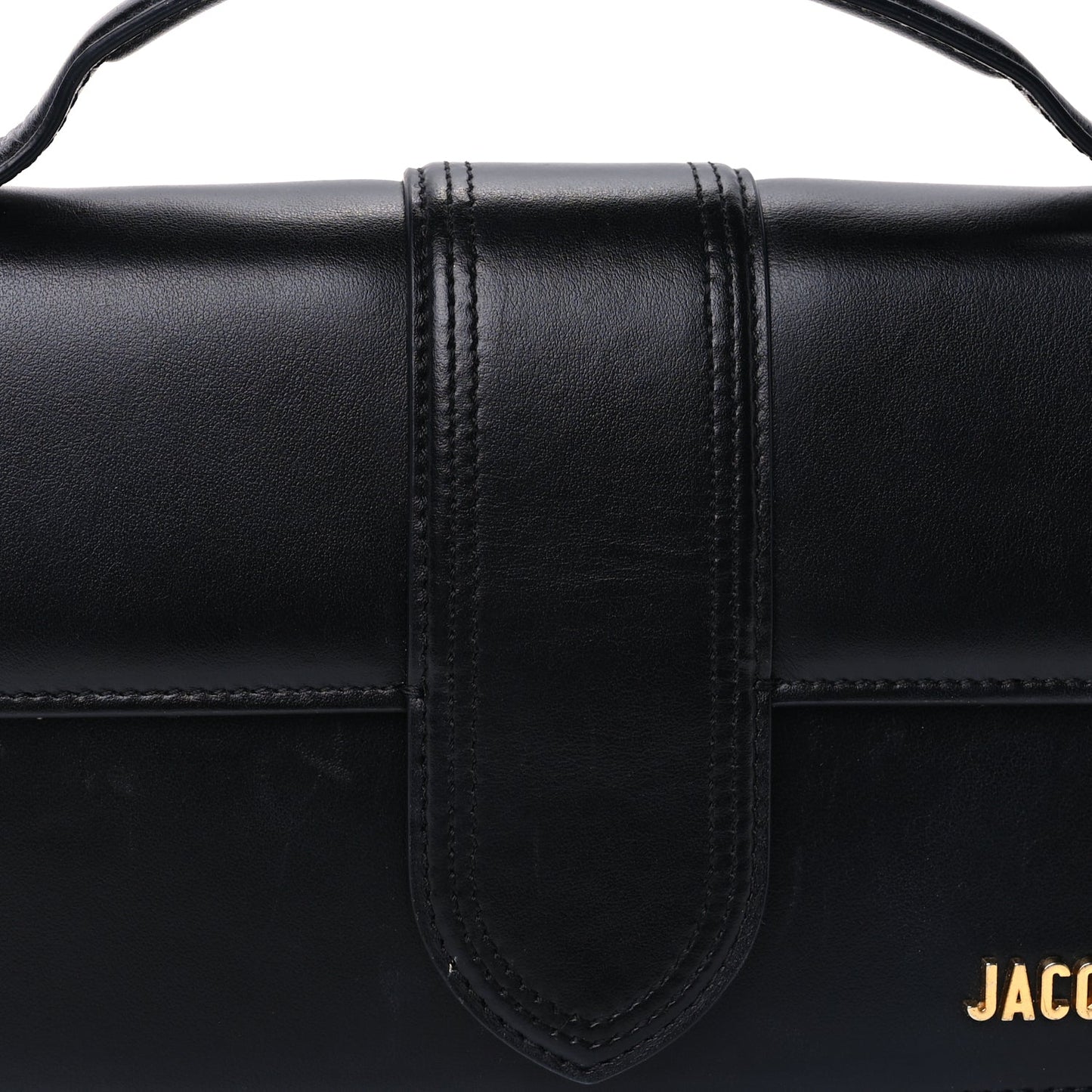 Jacquemus Smooth Calfskin Le Grand Bambino  Black