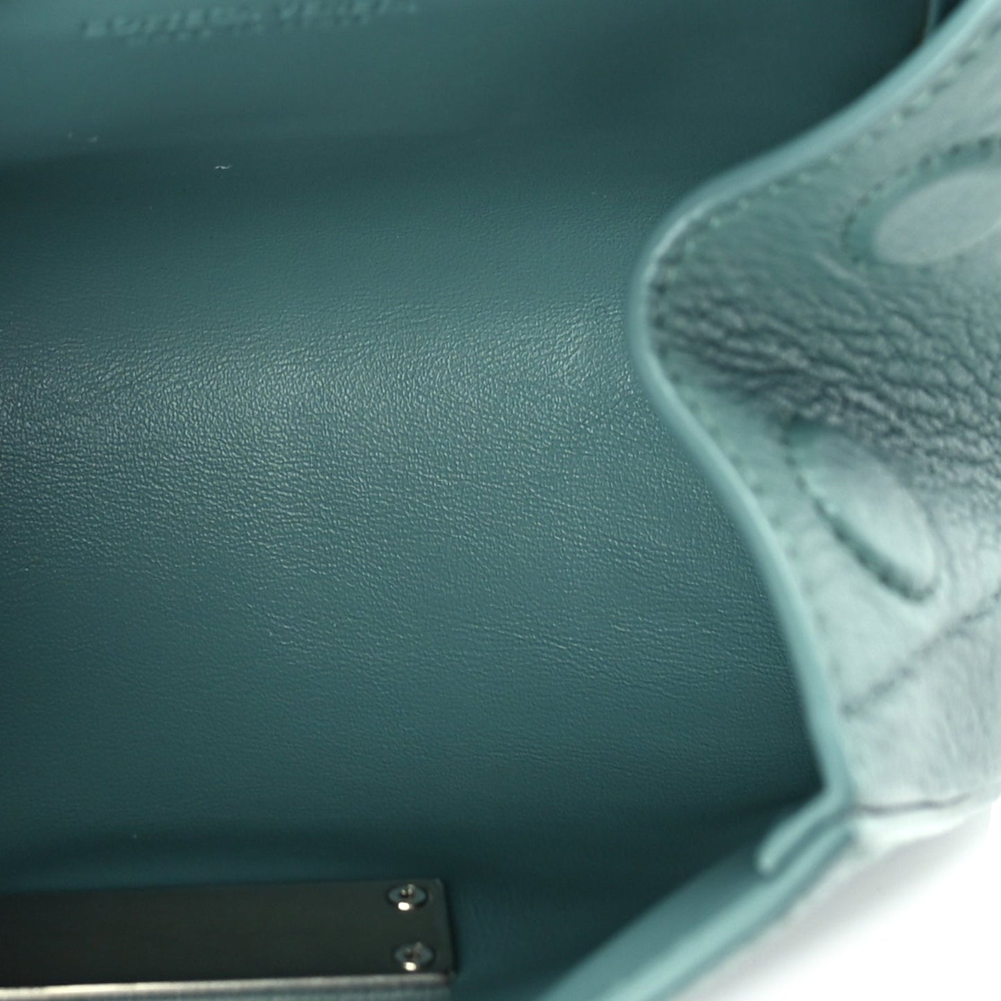 Bottega Veneta Grained Calfskin Geometric Belt Bag Storm