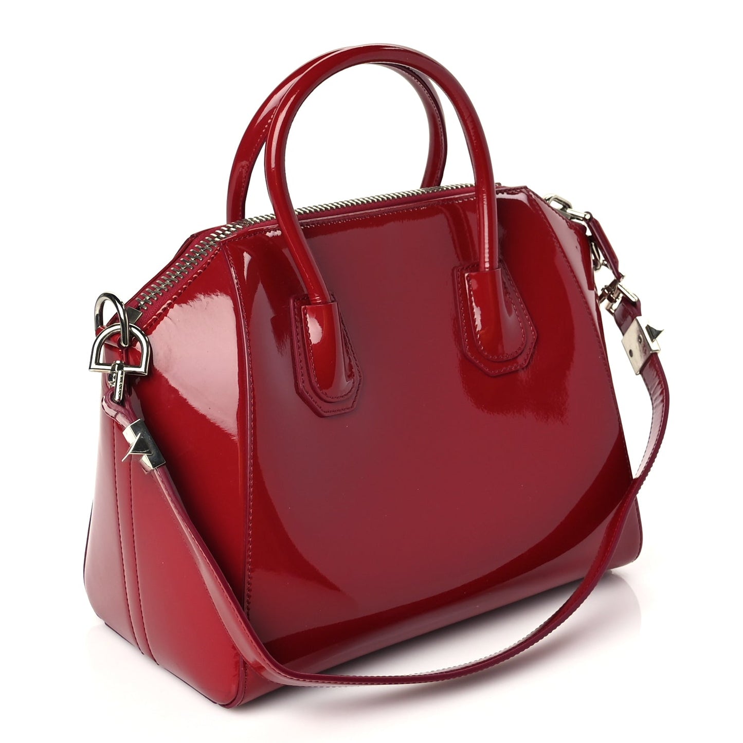 Givenchy Patent Calfskin Small Antigona Red