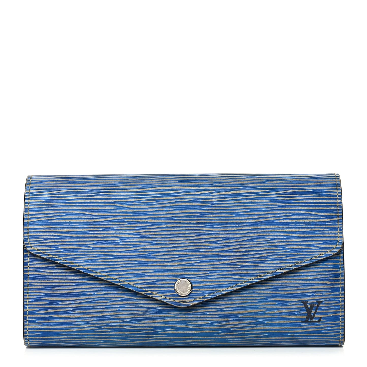 Louis Vuitton Epi Sarah Wallet NM Denim Light