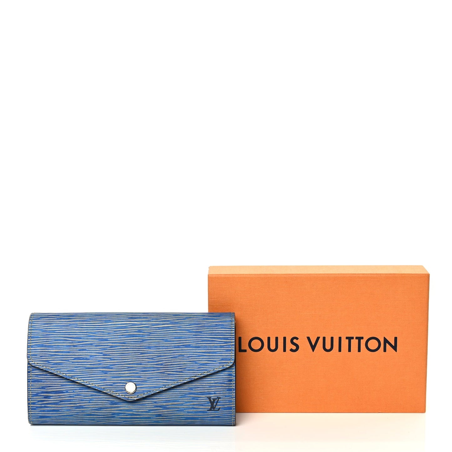 Louis Vuitton Epi Sarah Wallet NM Denim Light