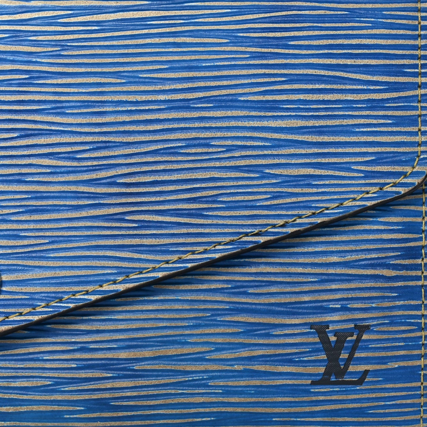 Louis Vuitton Epi Sarah Wallet NM Denim Light