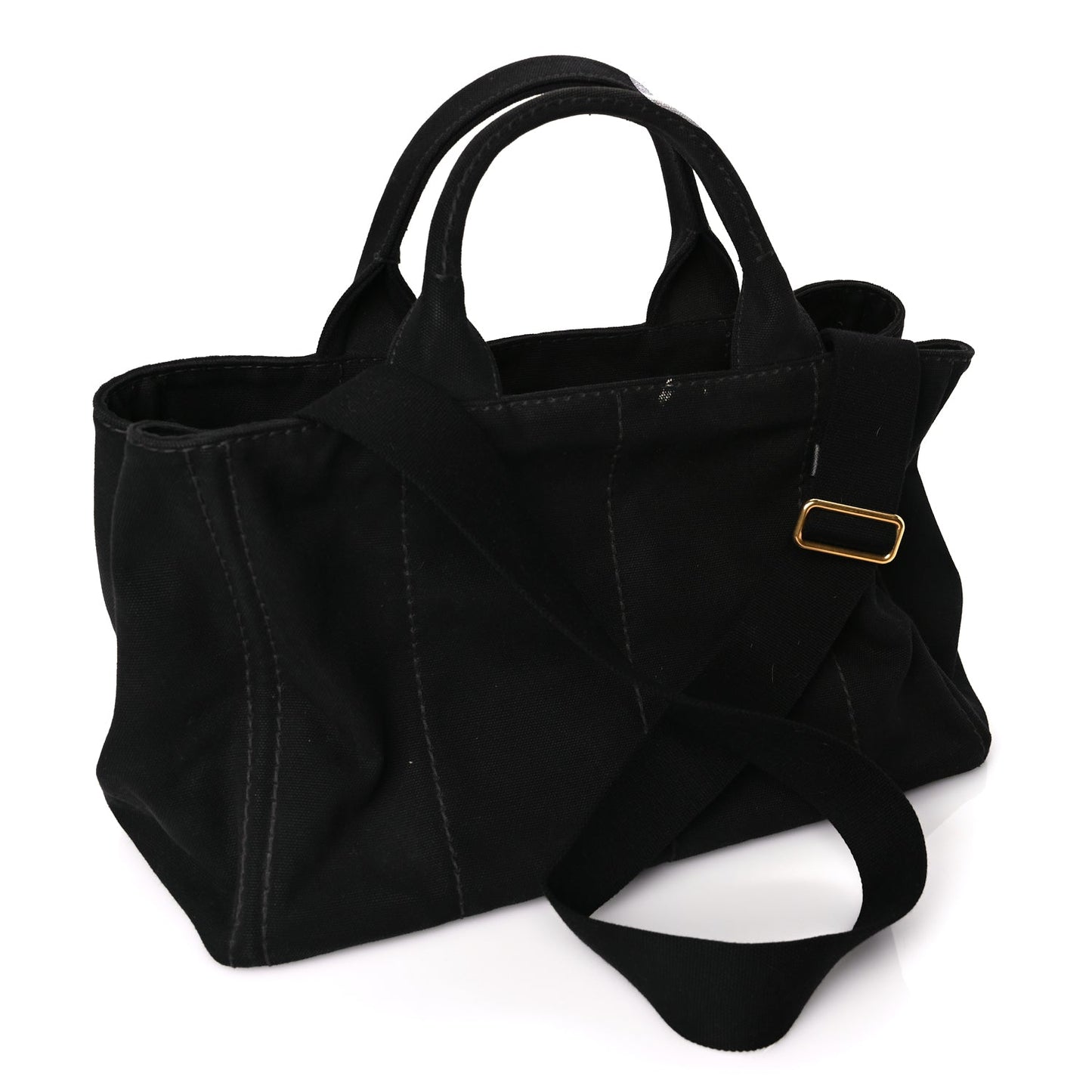 Prada Canapa Logo Tote Black