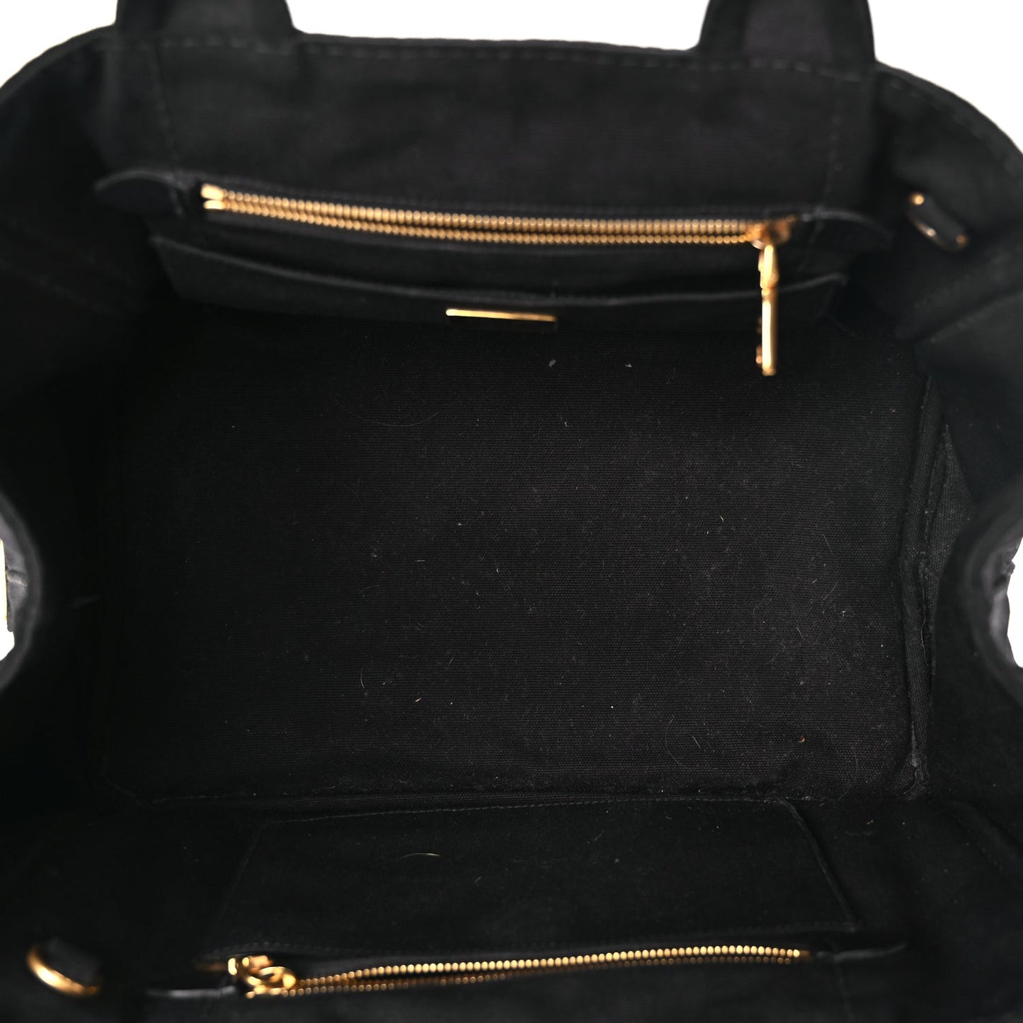 Prada Canapa Logo Tote Black
