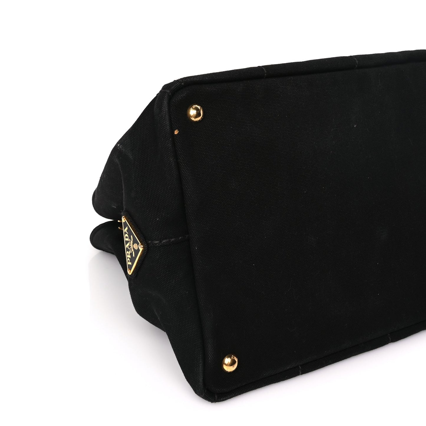 Prada Canapa Logo Tote Black