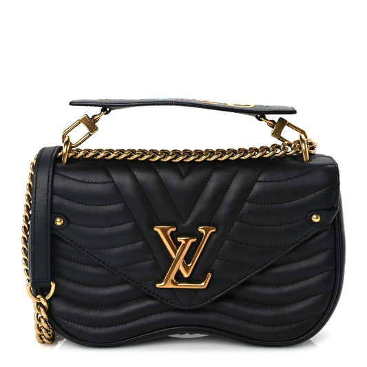 Louis Vuitton Calfskin New Wave Chain PM Black