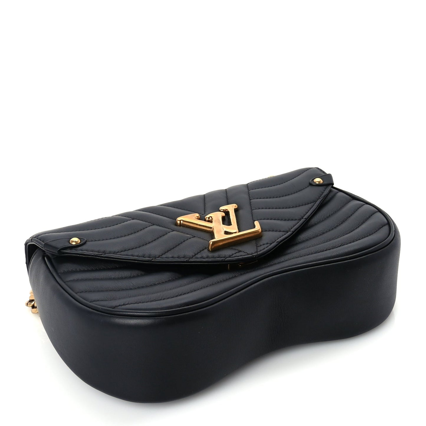Louis Vuitton Calfskin New Wave Chain PM Black