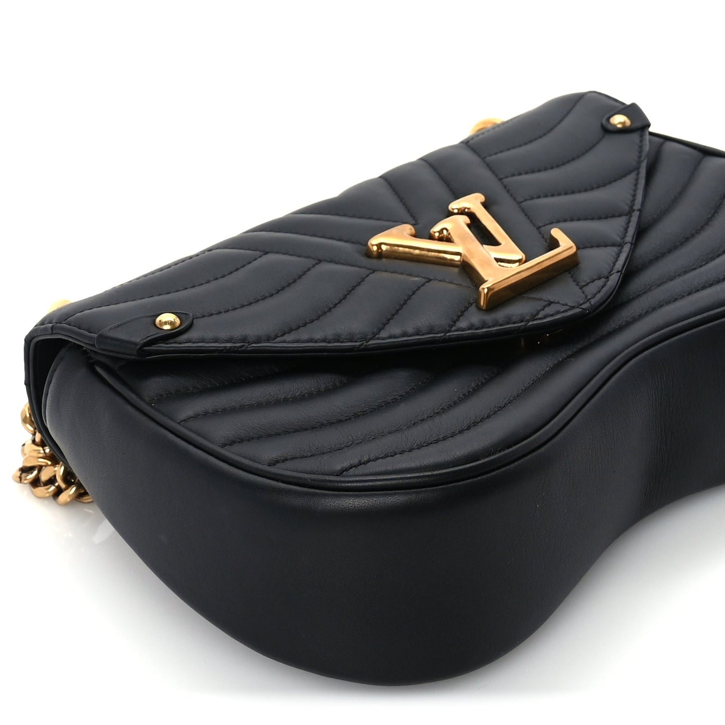 Louis Vuitton Calfskin New Wave Chain PM Black