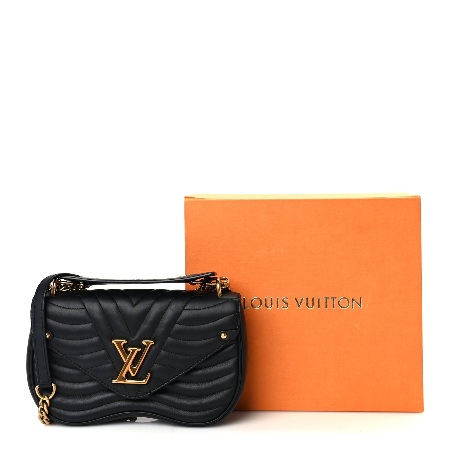 Louis Vuitton Calfskin New Wave Chain PM Black