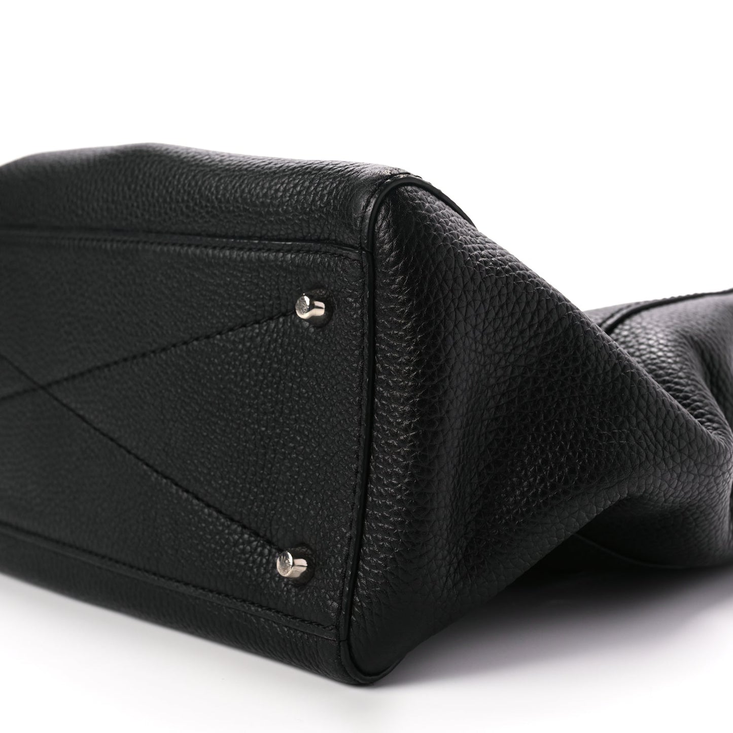 Marc Jacobs Grained Calfskin Satchel Bag Black
