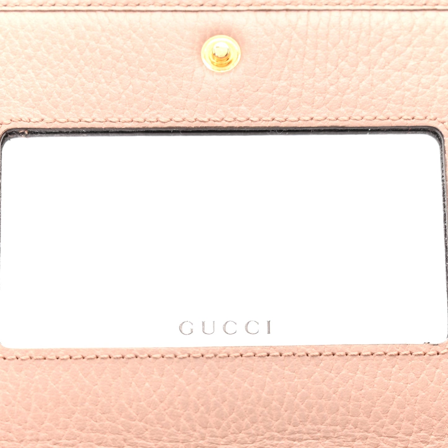 Gucci Calfskin Mini GG Marmont Chain Wallet  Porcelain Rose