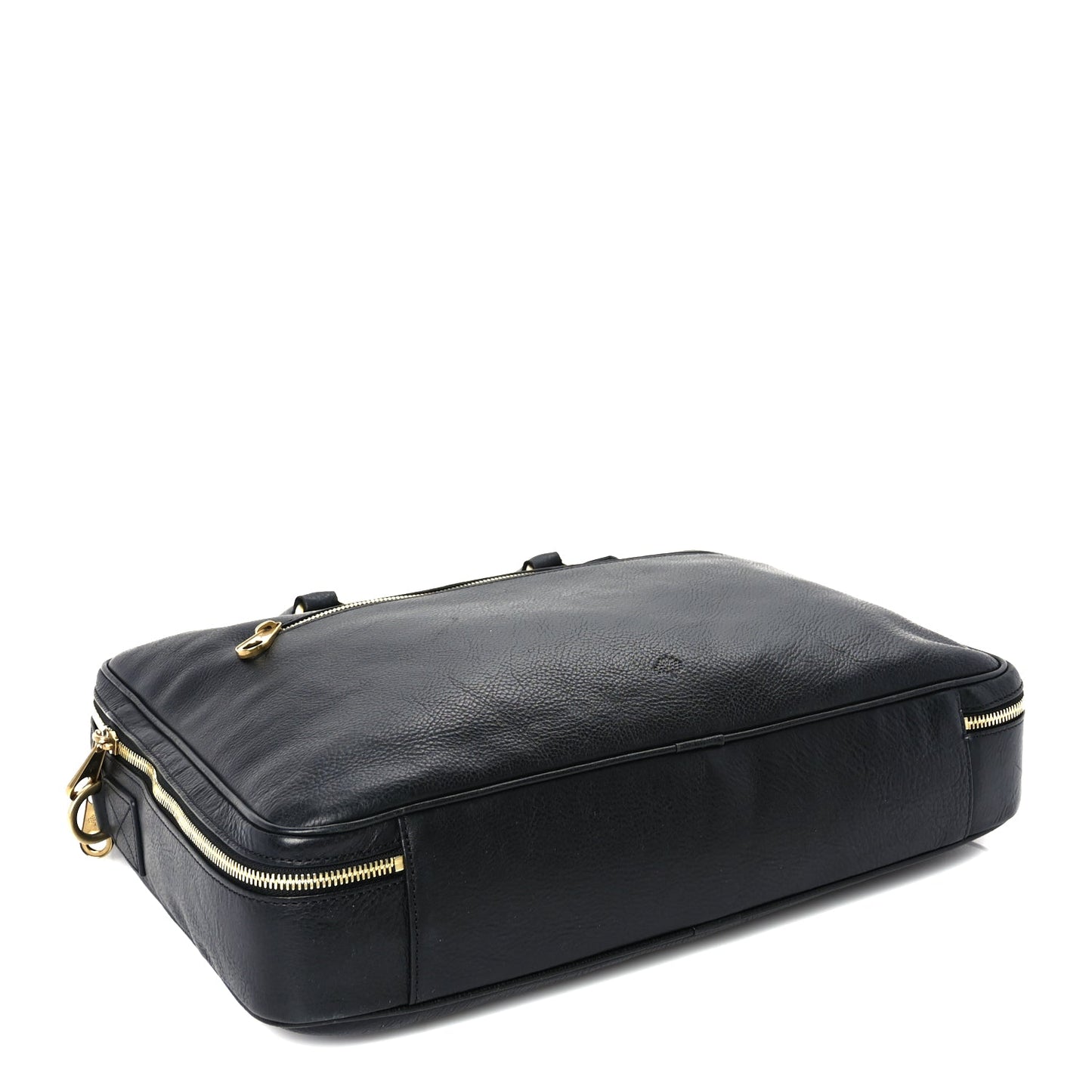 Mulberry Grained Calfskin Heathcliffe Briefcase  Black