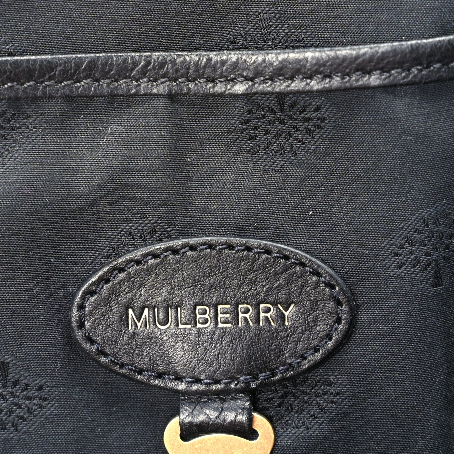 Mulberry Grained Calfskin Heathcliffe Briefcase  Black
