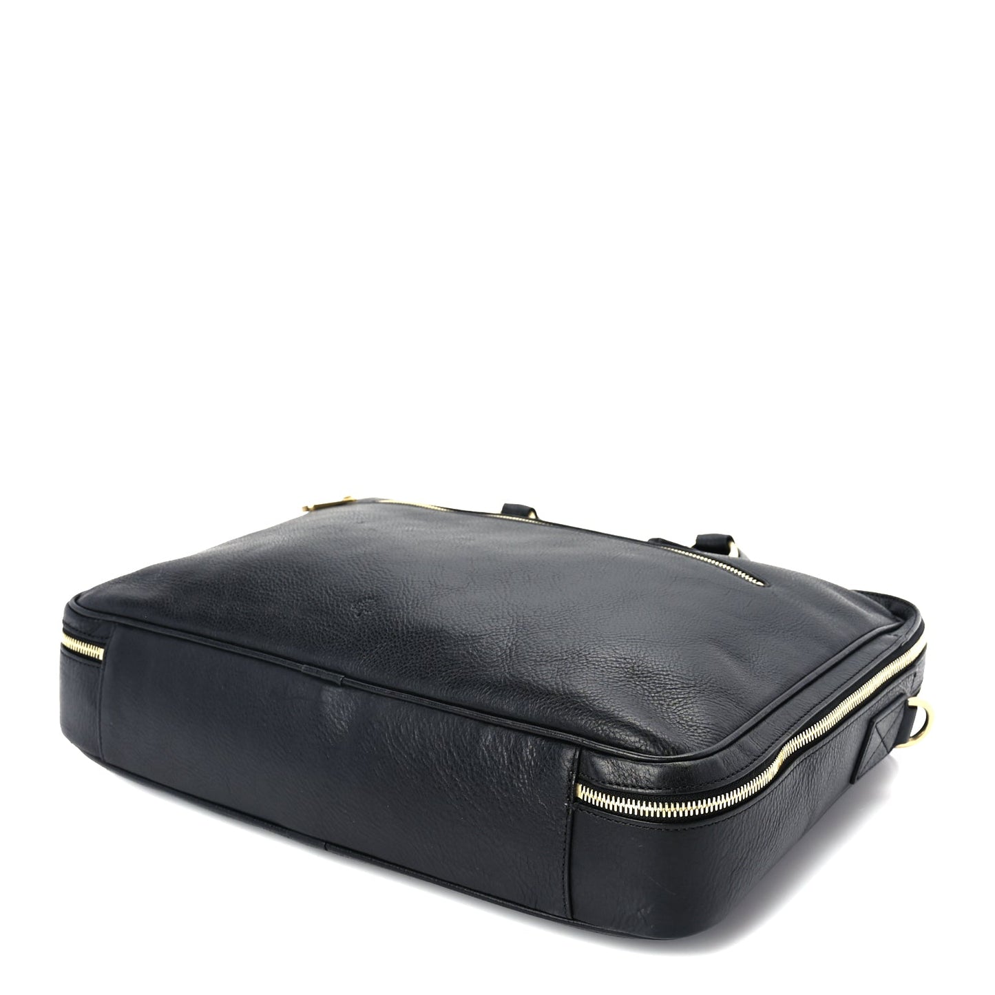 Mulberry Grained Calfskin Heathcliffe Briefcase  Black