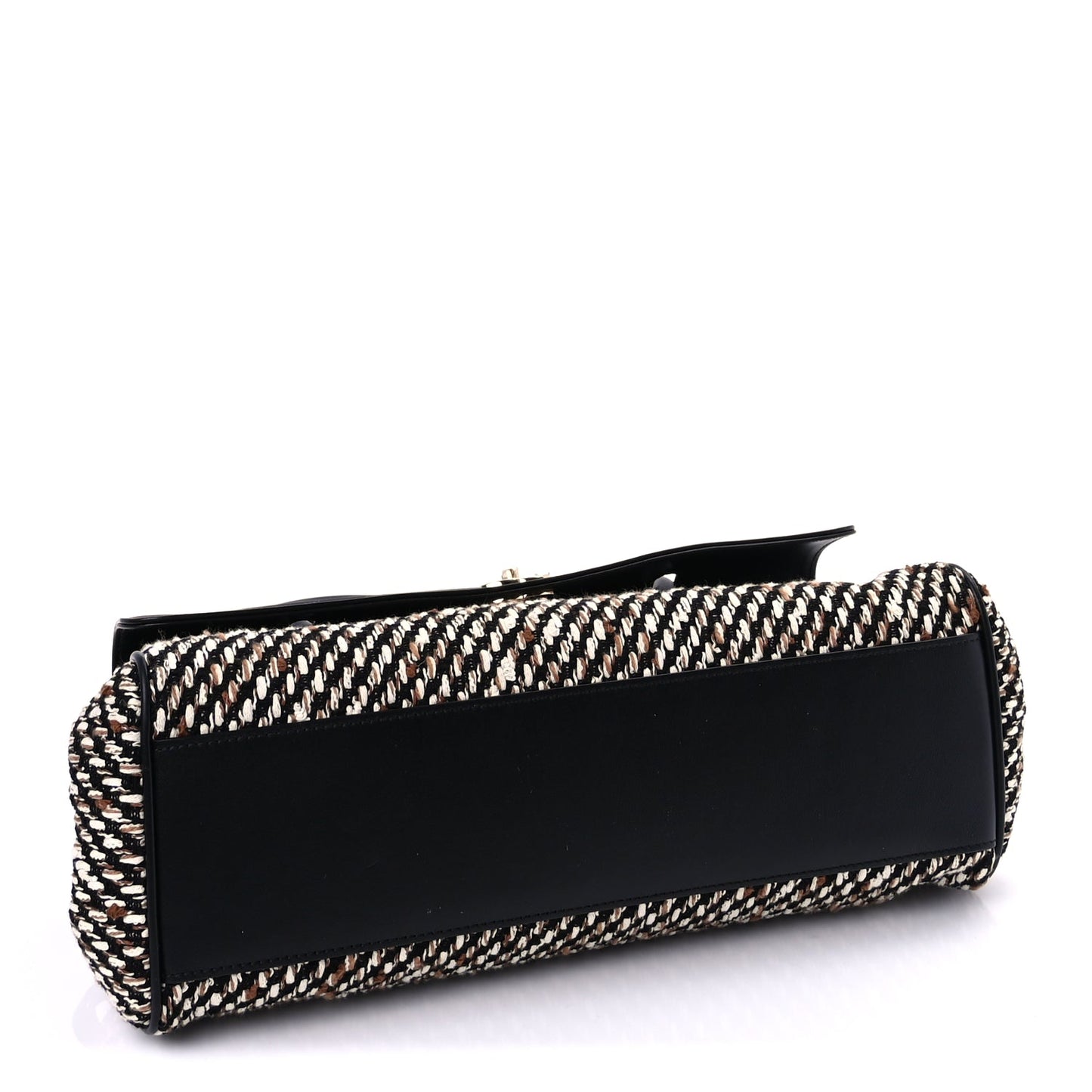 Chanel Calfskin Tweed Urban Essentials Small Shopping Bag Black