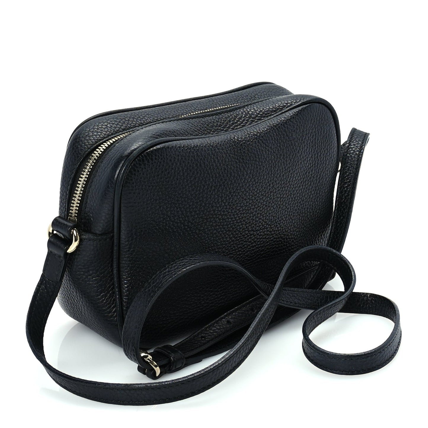 Gucci Pebbled Calfskin Small Soho Disco Bag  Black