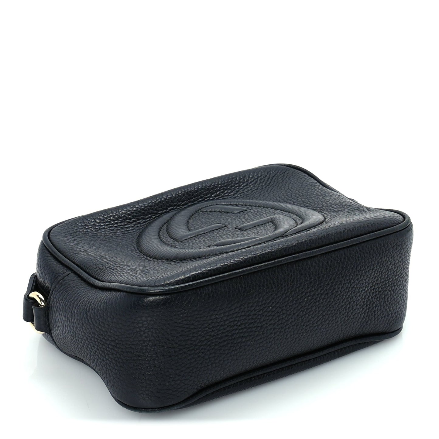 Gucci Pebbled Calfskin Small Soho Disco Bag  Black