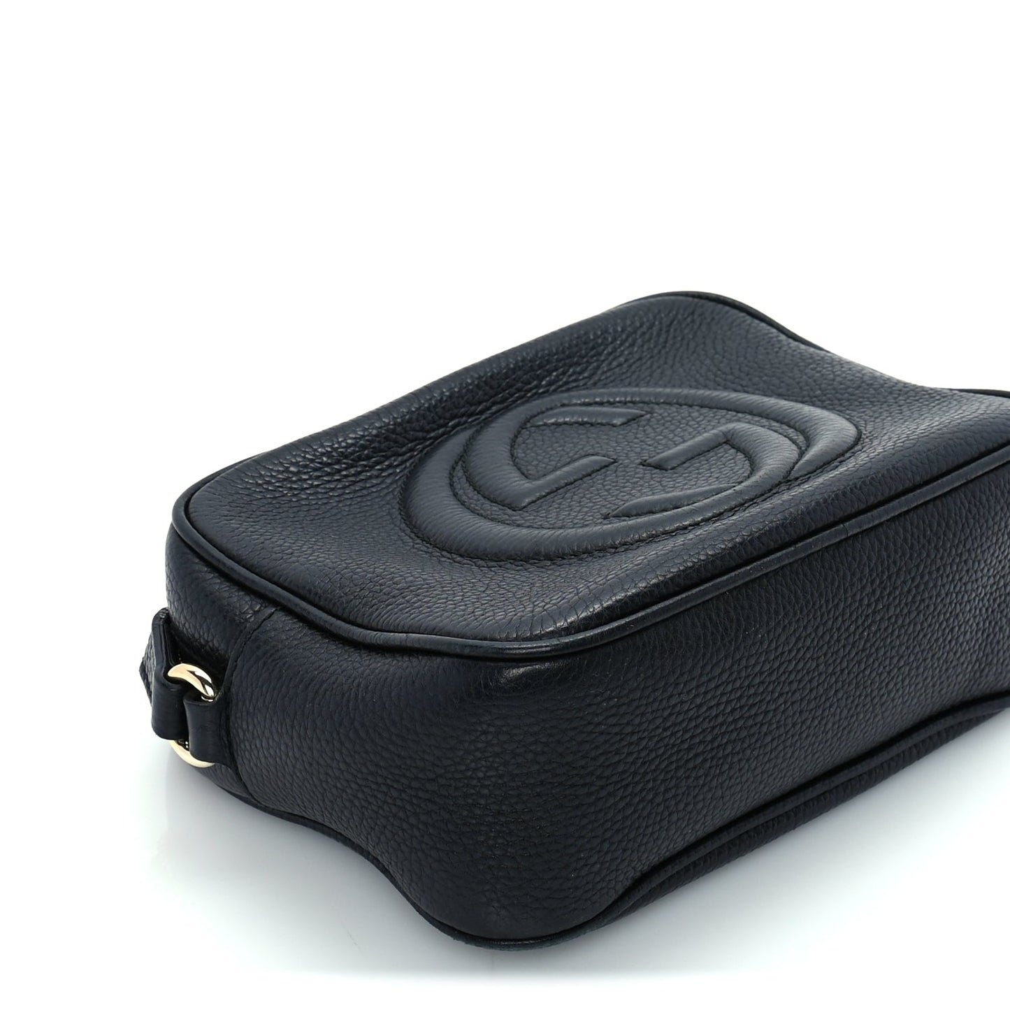 Gucci Pebbled Calfskin Small Soho Disco Bag  Black