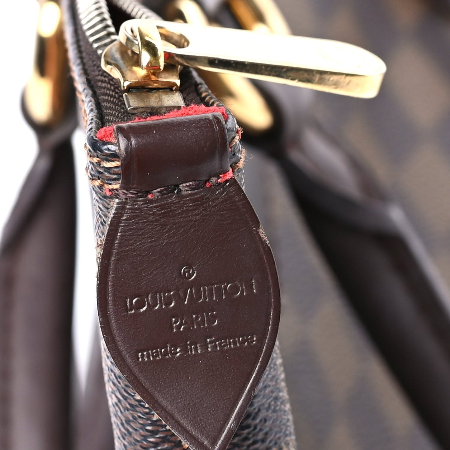 Louis Vuitton Damier Ebene Saleya PM Brown