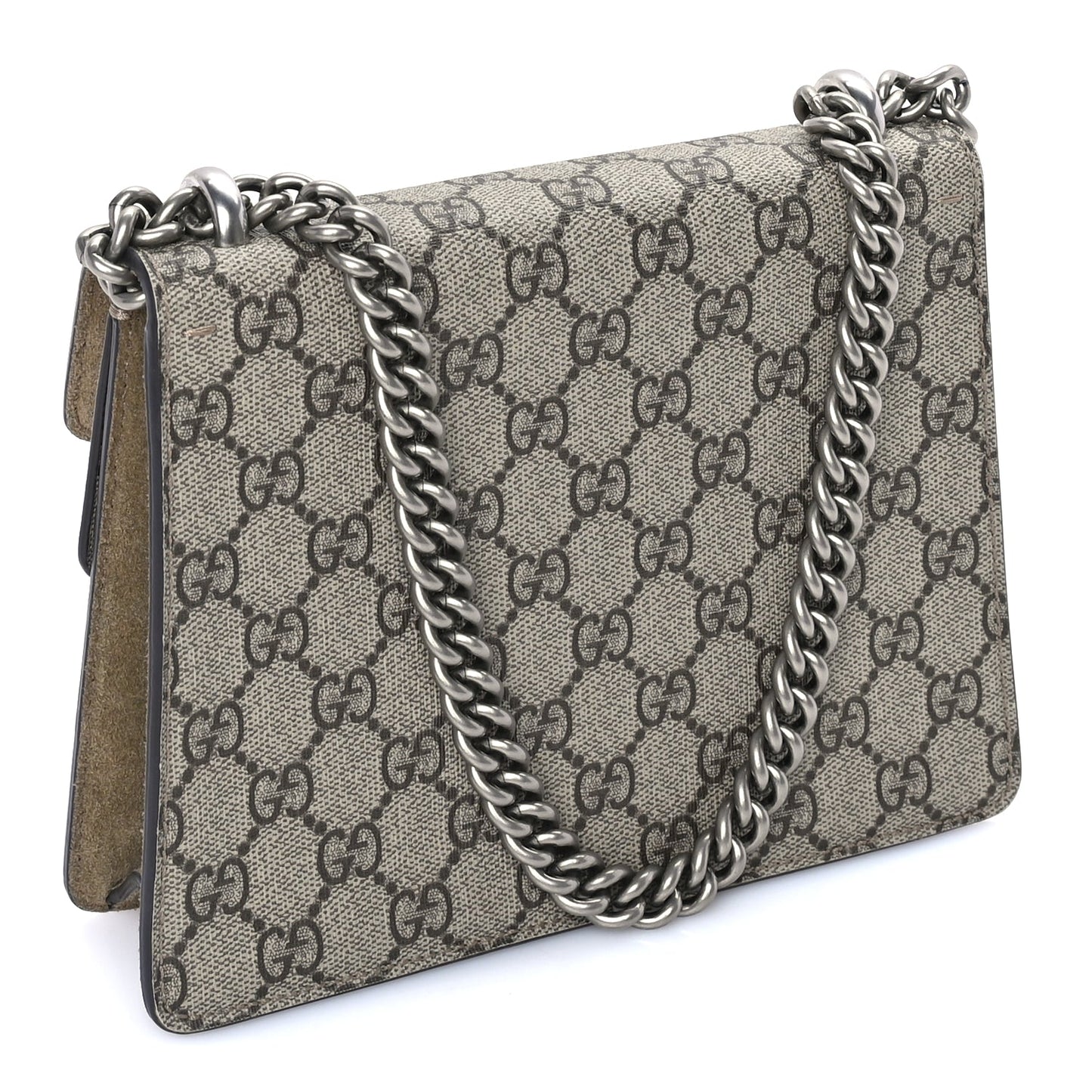Gucci GG Supreme Monogram Mini Dionysus Shoulder Bag  Taupe
