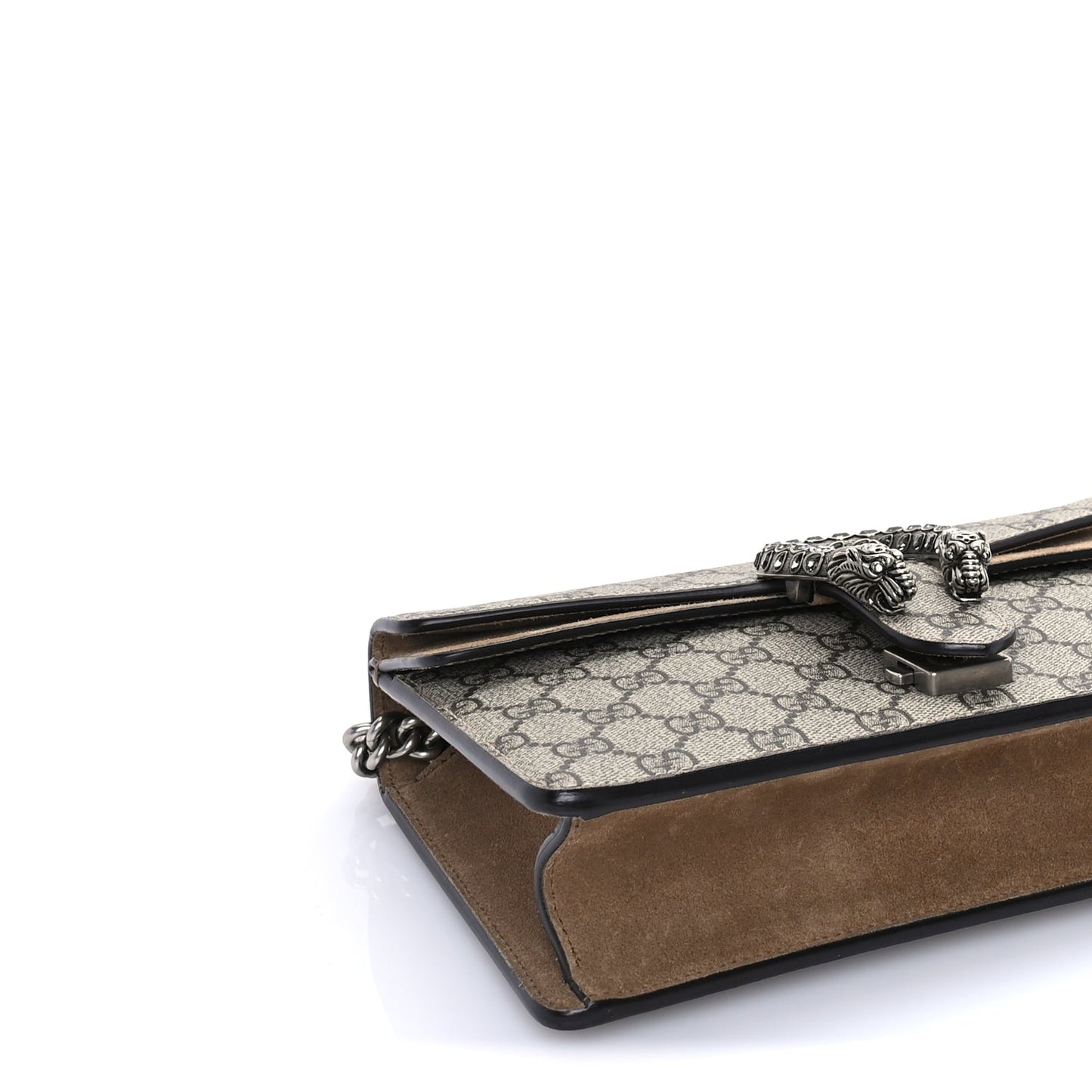 Gucci GG Supreme Monogram Small Dionysus Shoulder Bag Taupe