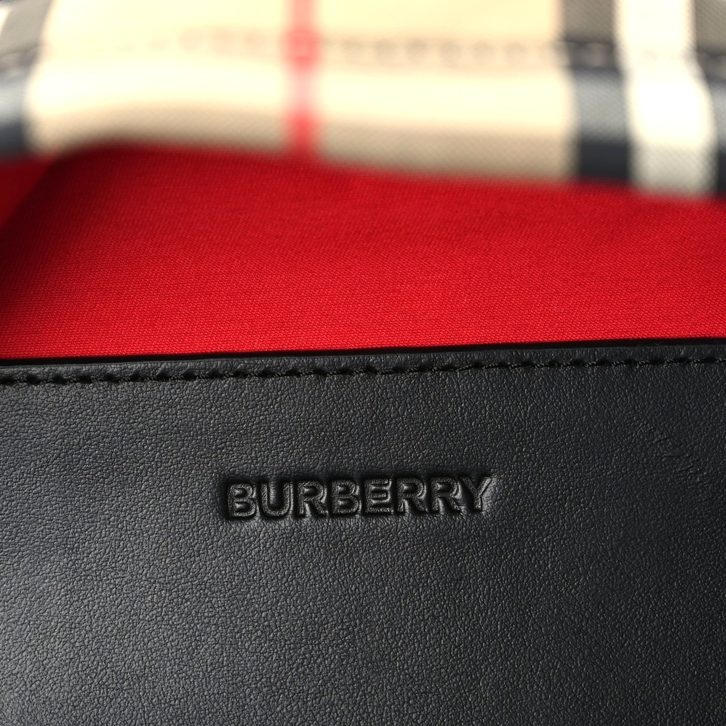 Burberry Nylon Vintage Check Medium Sonny Bum Bag Archive  Beige Black