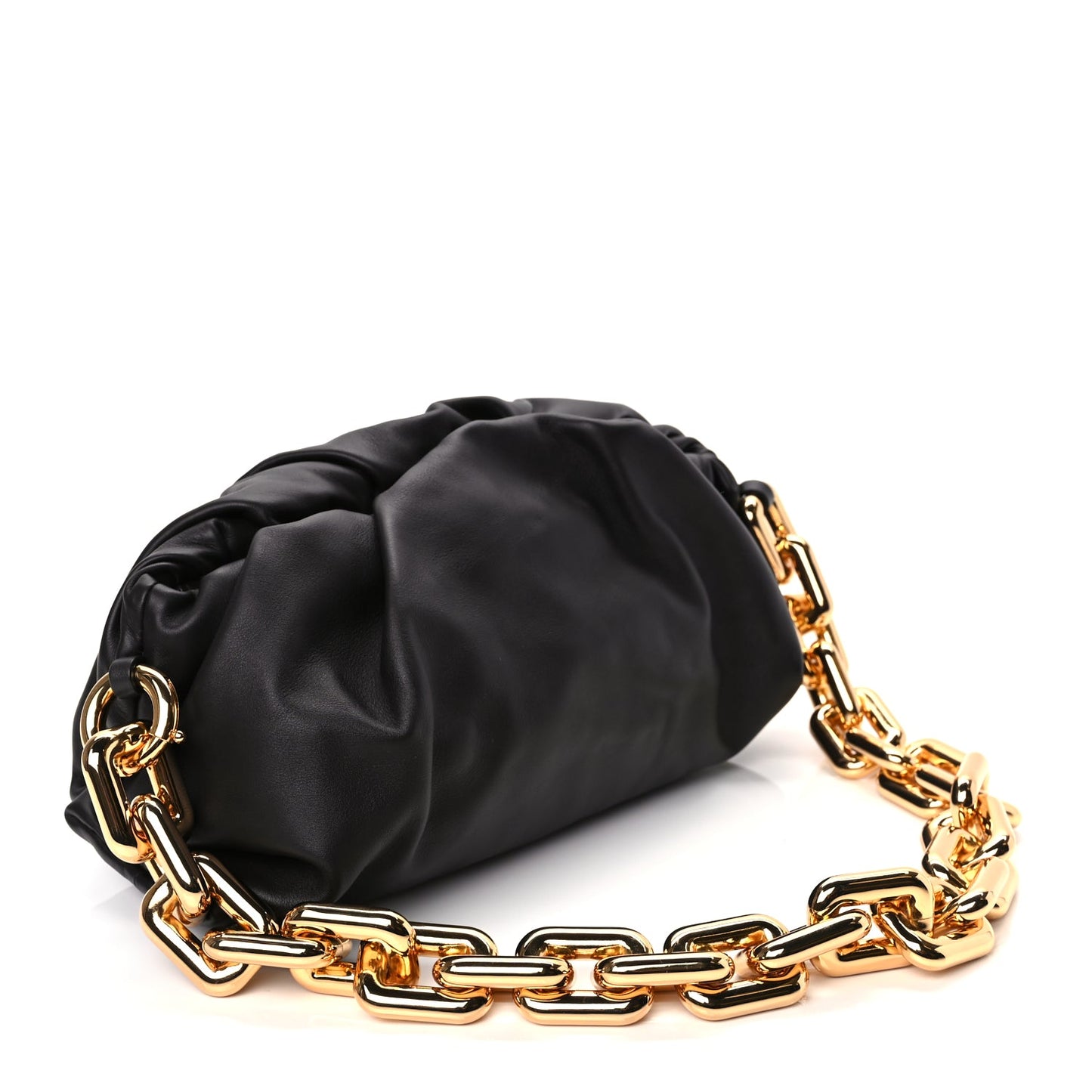 Bottega Veneta Calfskin The Pouch Chain Fondant