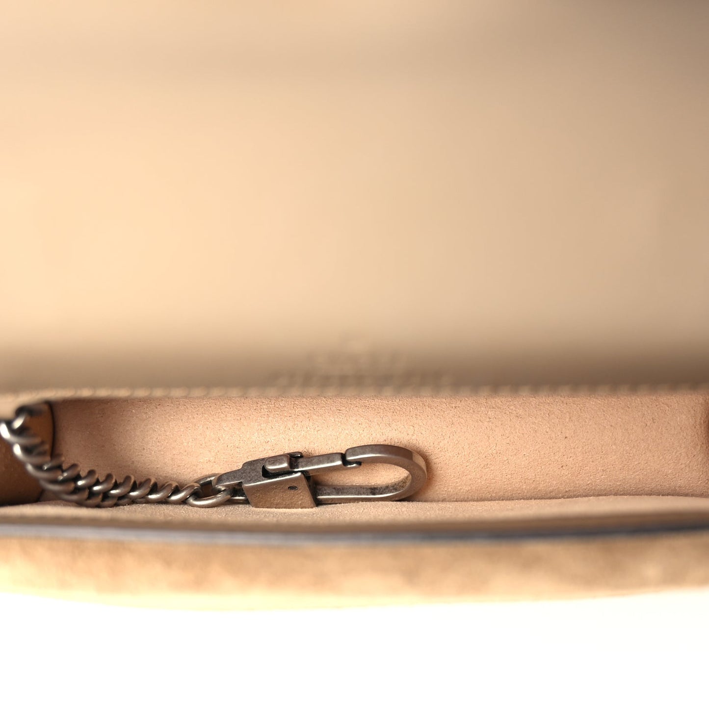 Gucci GG Supreme Monogram Super Mini Dionysus Shoulder Bag Taupe